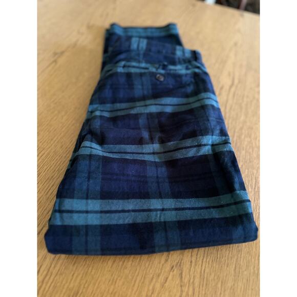 SOLD POLO RALPH LAUREN Mens Straight Fit Tartan Plaid Pants Fall Winter - Picture 9 of 10